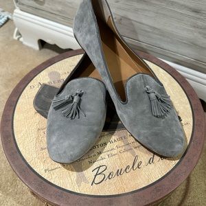 J Crew light gray flats